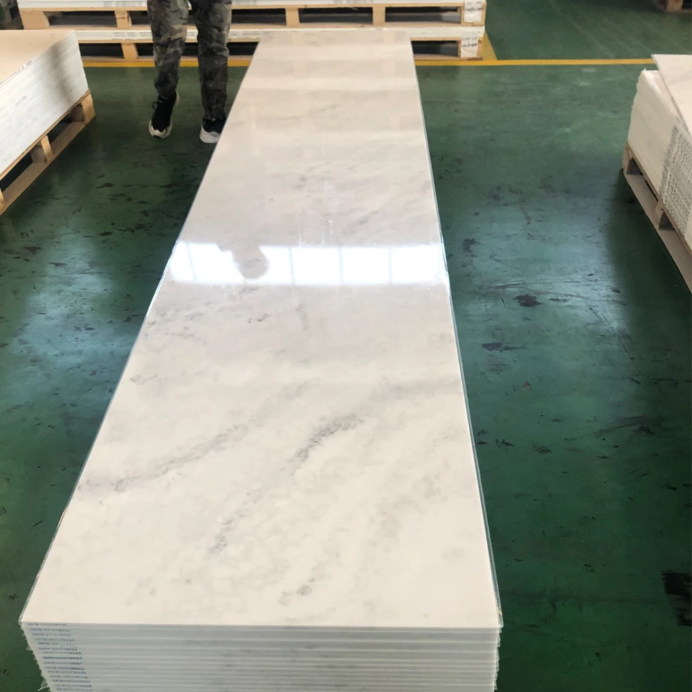 Factory Price Designer White Polyester Resin Acrylic Solid Surface Sheets for Kitchen Countertops