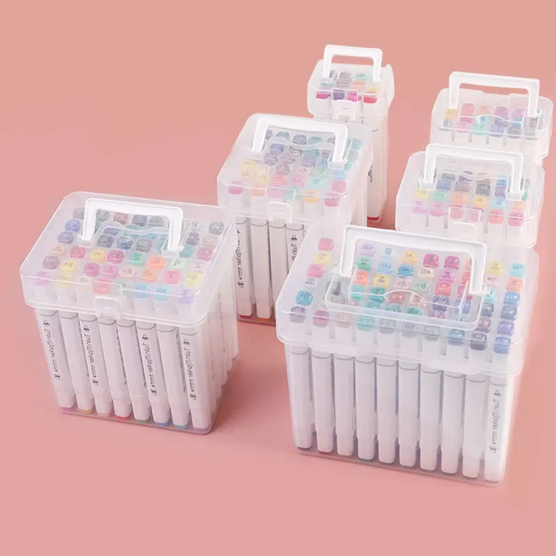 Двусторонний художественный маркер для рисования студенческие канцелярские маркеры разноцветные граффити набор маркеров