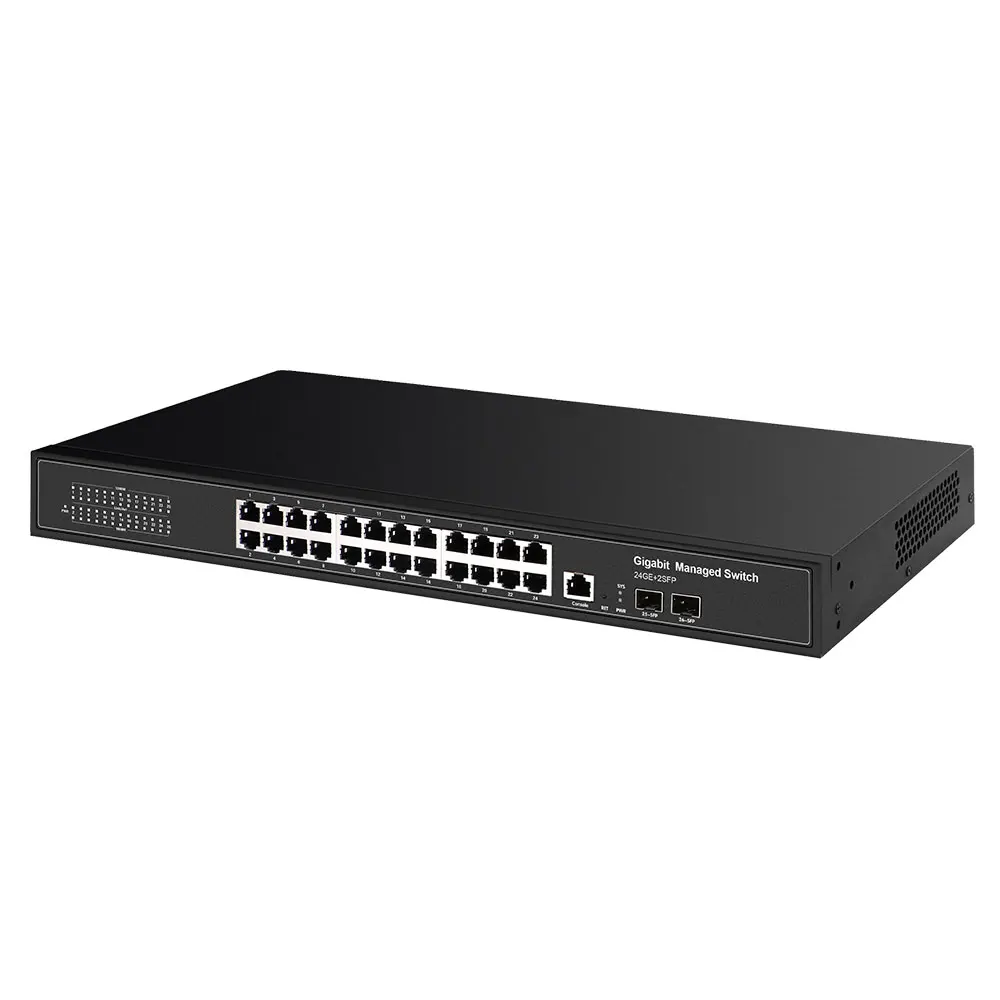 product vlan qos 24 port gigabit l2 managed switch with 2x10g sfp uplinks for office school hotel-4