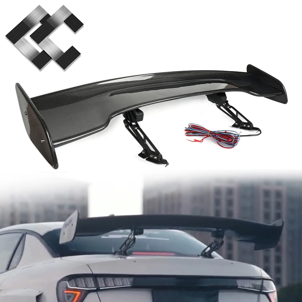 Electric Automatically Rear Spoiler Gt Style Car Electric Spoiler Carbon Fiber Adjustable