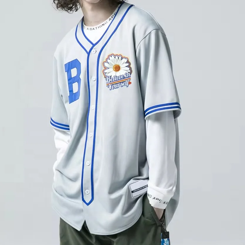 Nueva camiseta de béisbol cosida Space City Connect, camisetas de softbol  para jóvenes de la Liga Americana, uniforme de béisbol de punto doble