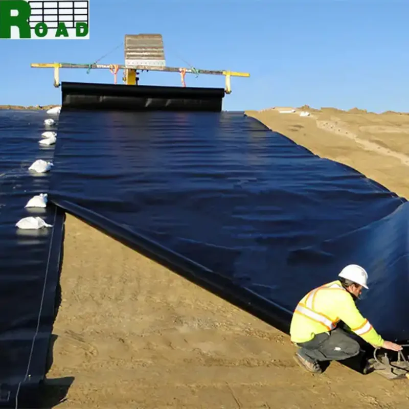 HDPE Geomembranes Fish Pond Liner 45 Mil Pools Landscaping Membrane Reinforced Gardens Geomembrana for Dam Liner