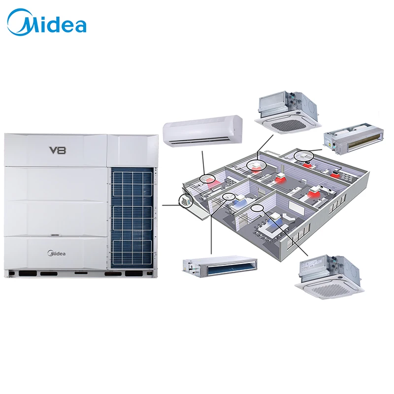 Midea Vrf air Conditioning System Inverter Ac 15 Ton air Conditioner