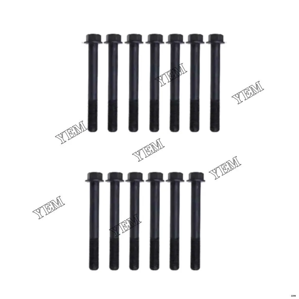 Engine Part 13 Pcs New Cylinder Head Bolt for Isuzu 4LE1 4LE2 Engine