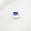 Romantic Heart-shaped Sapphire Ring