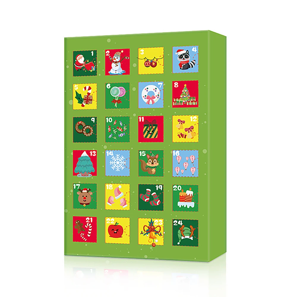 Ramadan Blind Advent Calendar Jewelry Box Caja De Calendario De Adviento Luxury Christmas Avent Calendar Packaging Box