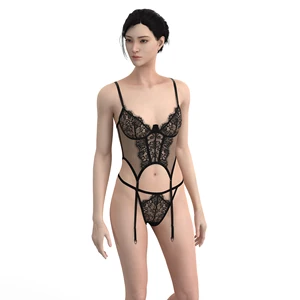 2026 New Hot Selling Ladies Sexy Bra Brief Sets Beautiful Black Thongs Print Pattern Triangle Cup Shape Breathable Underwire