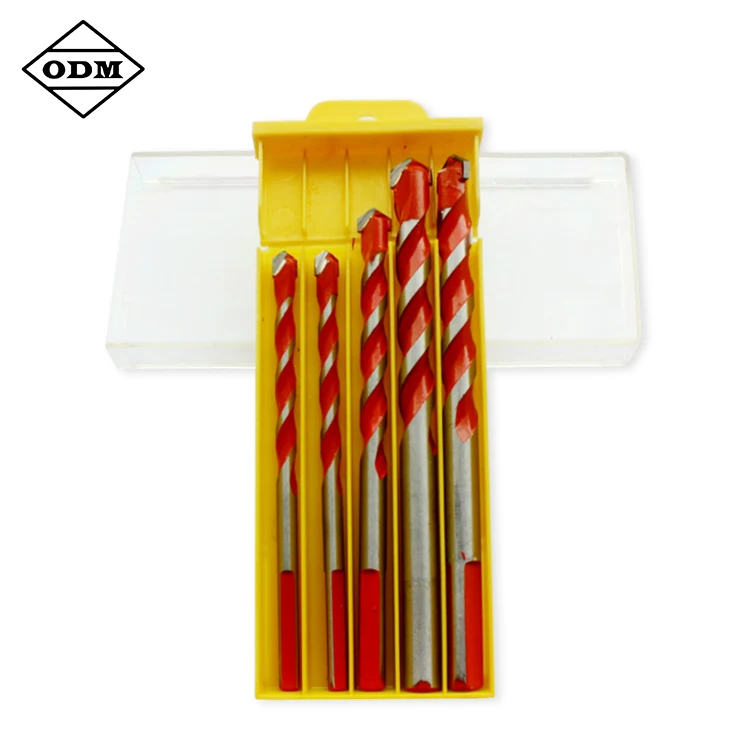 10 Forets Carrelage Carbure Tungstène - Perce Verre, Céramique, Béton & Bois - Tige Hexagonale Anti-Dérapante (3-12mm)
