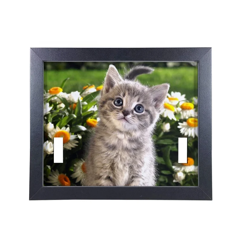 DIY Design Customized Logo Dog Collar Holder Picture Slate Sublimation Blank Pet Memorial Photo Frame