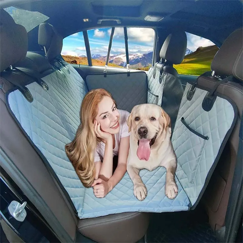 Hot Selling Ultrasonic Quilting with Detachable PE Board Waterproof Washable Durable Portable Pet Seat Car Cover for Dogs