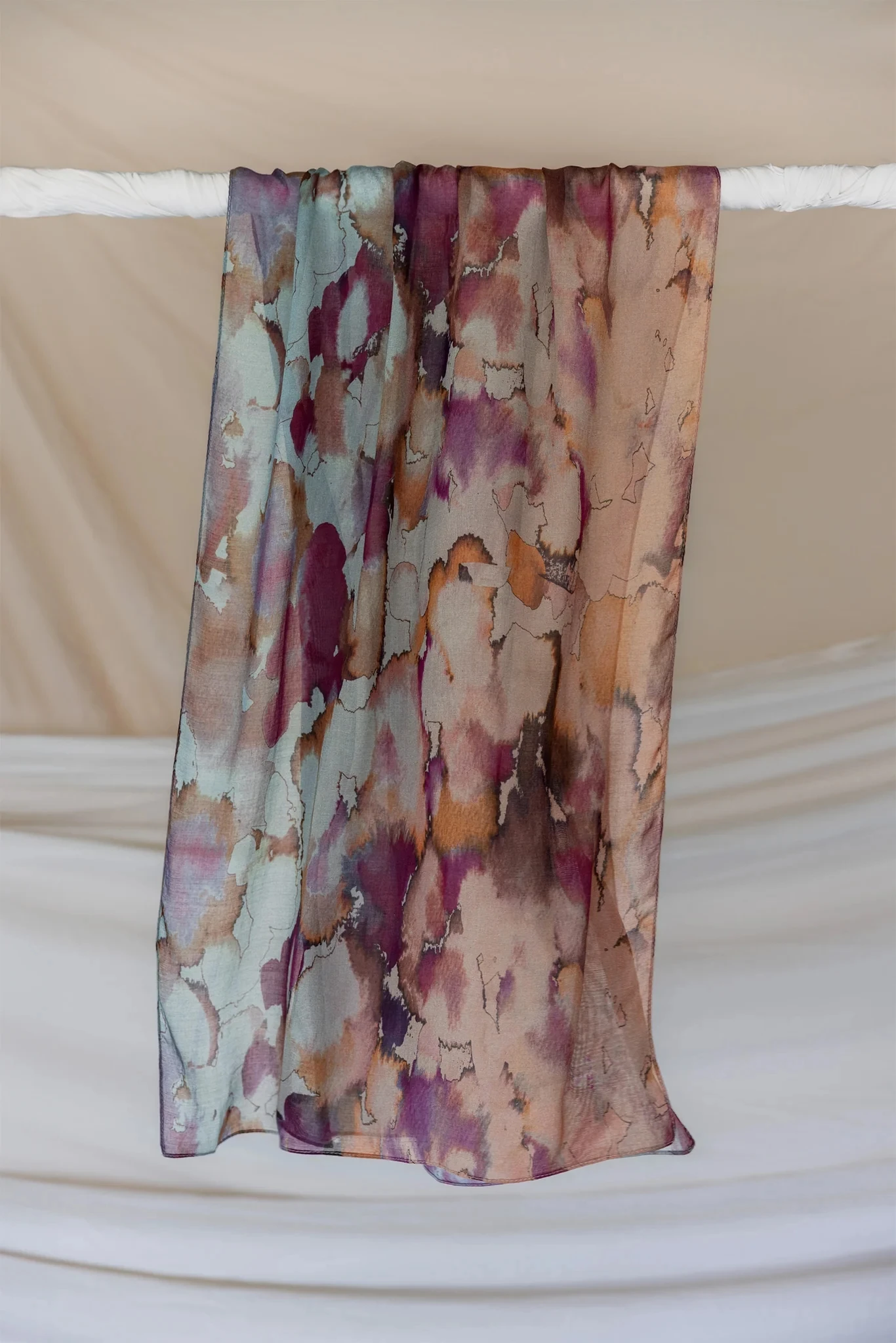 2024 New Customize Same As Vela Modal Printed Modal Fabrics Hijab Scarf Muslim Women Modal Cotton Hijab Scarf