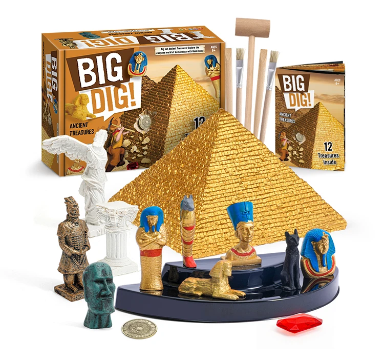 Big Dig! Ancient Treasures - Educational Eco-Friendly Dig Kit