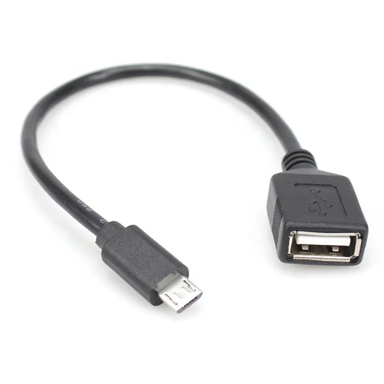 
 Кабель OTG с разъемом Usb 2,0 и разъемом Micro Usb 2725 24 + 28AWG  