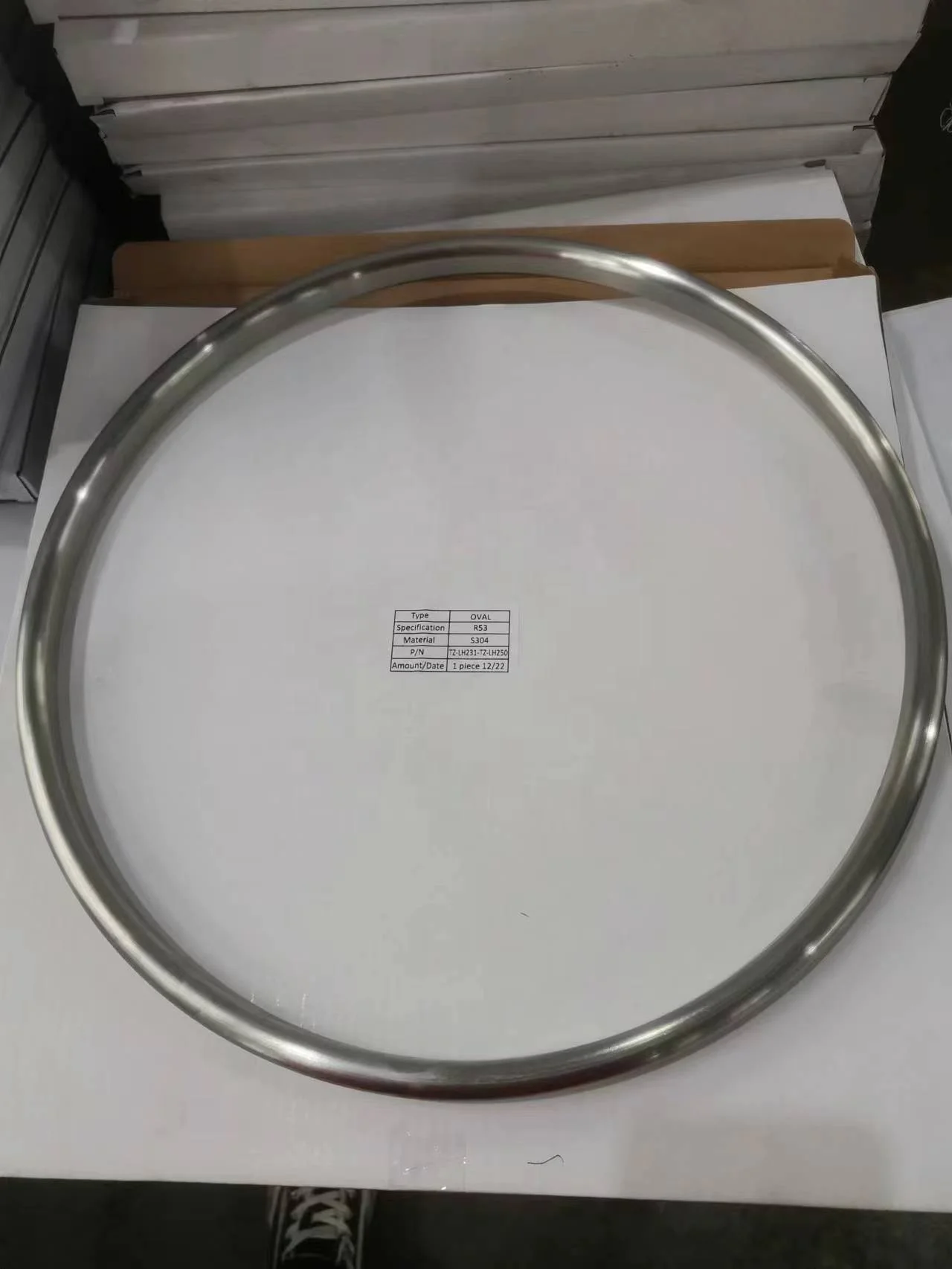 R Series API Oval Ring Joint Gaskets SS316 Forged Drill Flanges for ...
