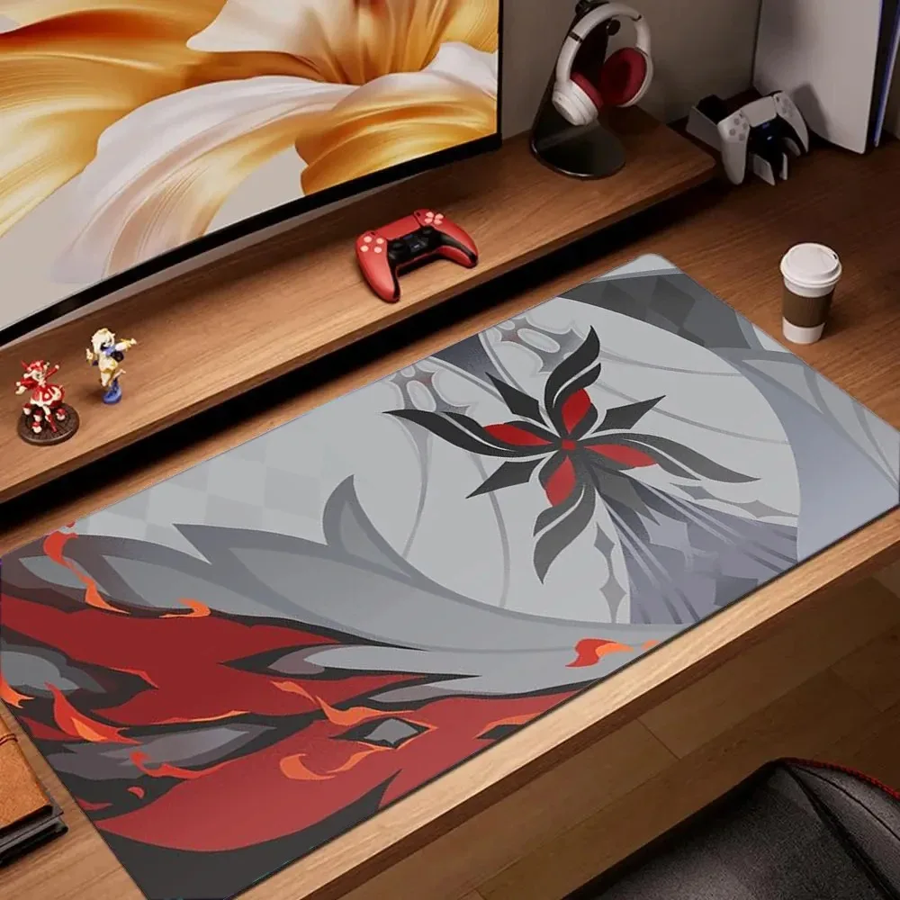 Genshin Impact Character Pattern Stylish Cool PC Gaming Mouse Pads Gamer Mats Teclado Pa aperçu 82