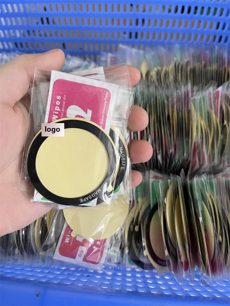 Qi Wireless Charger 55mm Metal Ring Adhesive Replacement Thin Metal