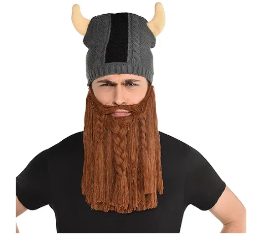 Kanekalon Viking Helmet Beanie With 
