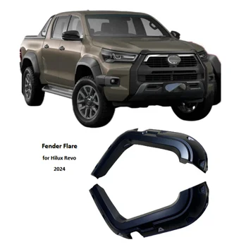 Pickup Trucks Car Accessories ABS injection Flare Wheel Arch Fender Flares for Toyota Hilux Revo 2024