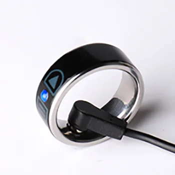 Classic Fitness Smart Ring with 9 Body Monitoring Items Health Monitor and Classic Shell As Main Stone Great Gift Idea