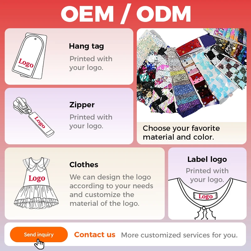 Customizable Gradient Color Sequin Dress for Girls O-Neck Elegant Design Solid Pattern Custom Style ODM Supply