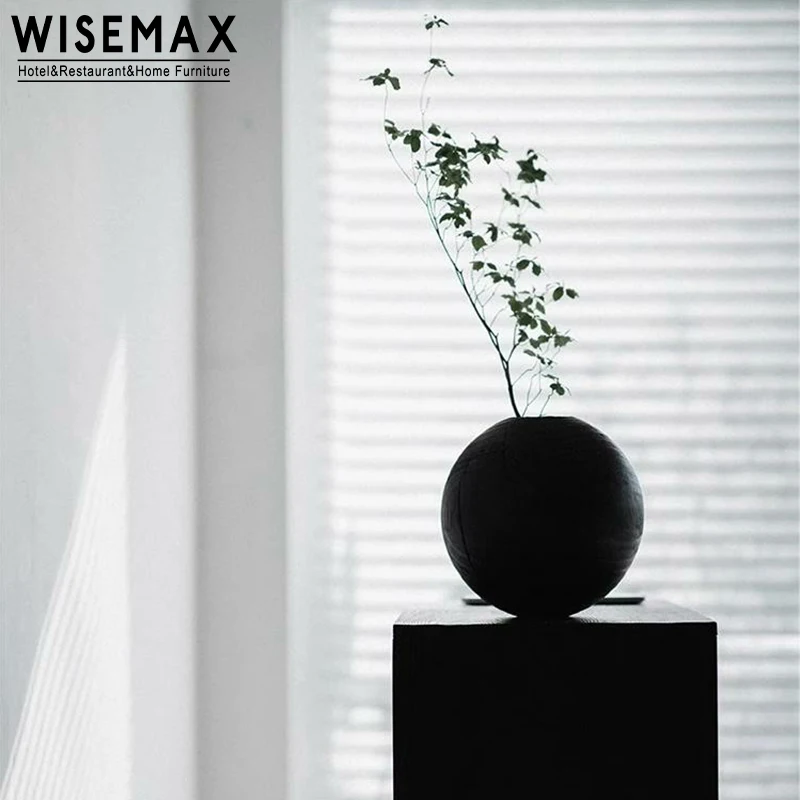 WISEMAX мебель светлая Роскошная домашняя напольная декоративная ваза для цветов ресторана деревянный стол