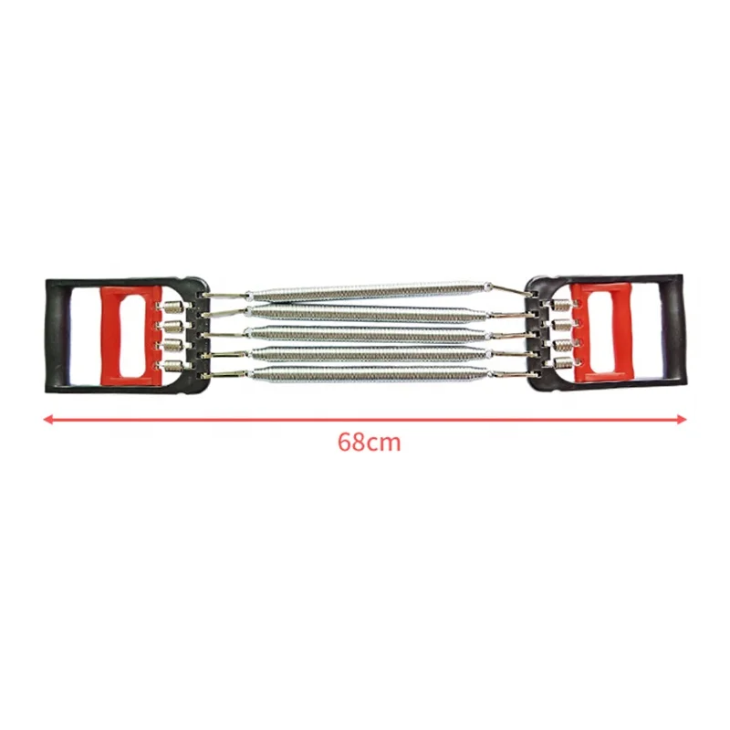 Muscle Arm Strength Exerciser Chest Expander Fitness Resistance Band Tube Adjustable Exercise 5 Springs Chest Expander