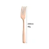 rose gold fork