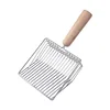 Metal cat litter shovel