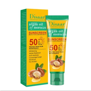 OEM/ODM Private Label Tea Tree Sunscreen Lotion SPF 90 PA++ All-Skin Organic Anti-UV Whitening Face Sun Block
