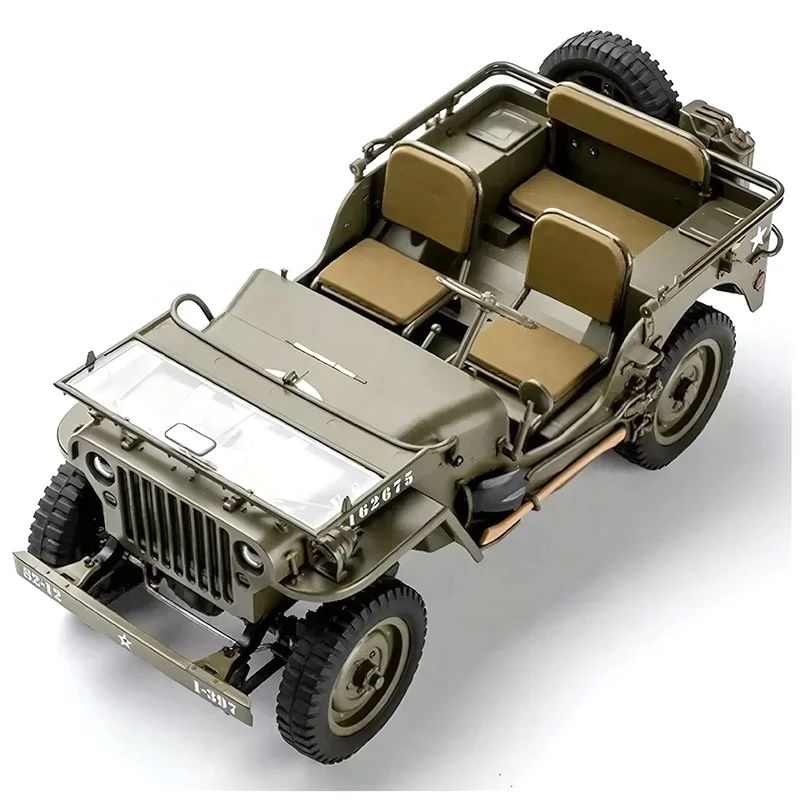 ホビーラジコン ROCHOBBY FMS 1/6 JEEP MB SCALER WILLYS 1:6 MB Scaler Gun V2 | Realistic Willys RC Accessory
