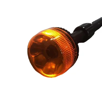 High Power 12V Rear Pole LED Strobe Light Durable Aluminium Motorcycle Tail Lamp Emergency Warning Lights