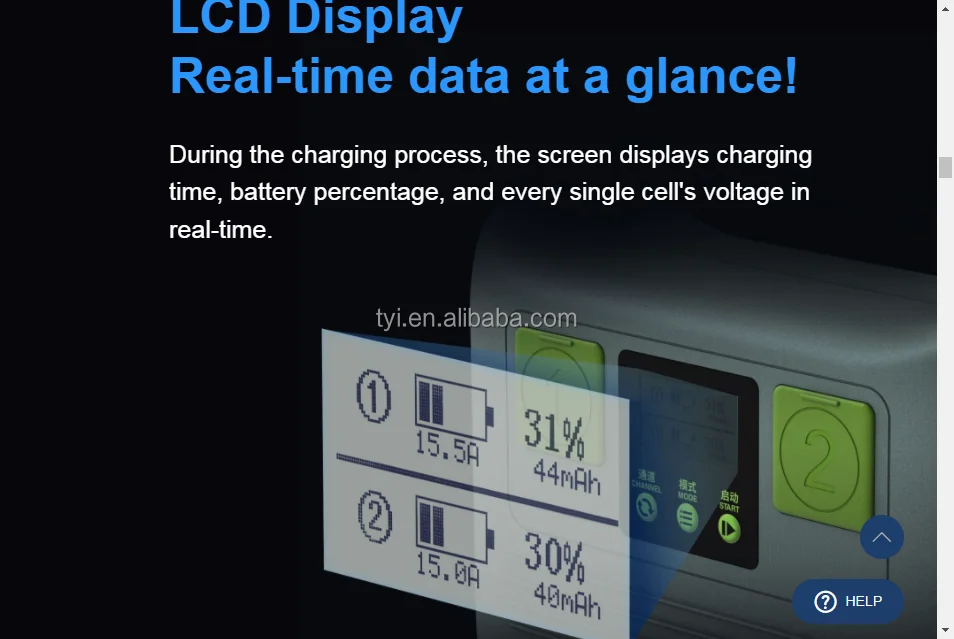 New arrival Intelligent PC3000 3000W 4 channel charging port as smart chargers and batteries and power supply factory