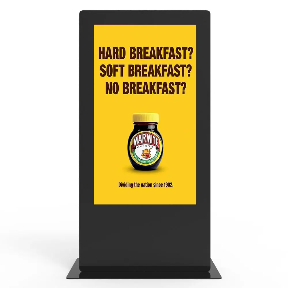 55 65 75 дюймов wifi подключение IP55 56 водонепроницаемый рекламный экран цифровой вывески водонепроницаемый киоск наружный жк-дисплей