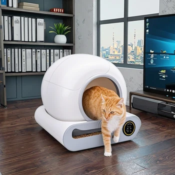 2025 New Factory Price Smart App Controlled Automatic Cat Litter Box Self-Cleaning Electric Toilet with Smart Function
