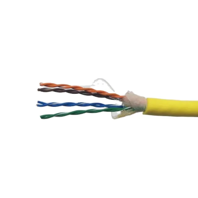 Customized 8 Core 4 Twisted Pair ROV Tether Underwater Waterproof Neutrally Buoyant Cable
