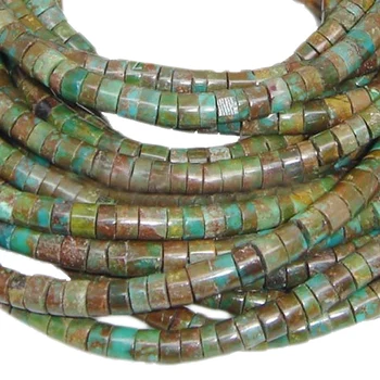 Natural Tibetan Turquoise Heishi Gemstone beads