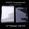 Bianco-71*94mm 130PT-(100 pezzi/confezione)