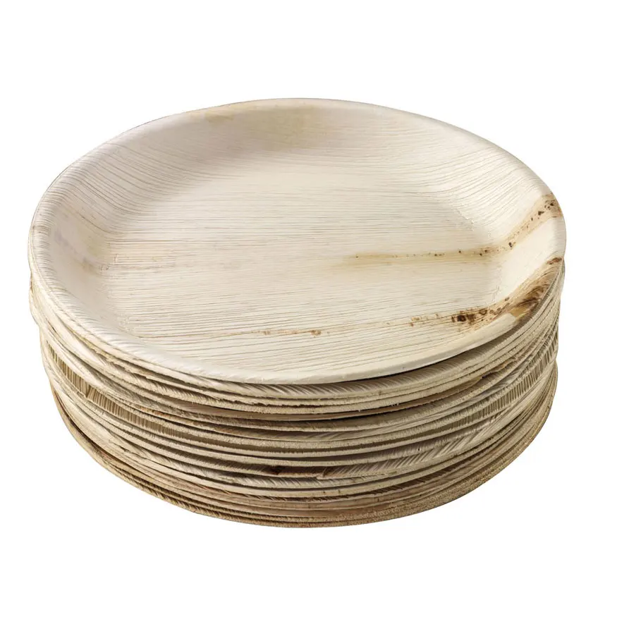 Areca Palm Leaf Plates Disposable Plates For The Dinner Lunch And Party Or Wedding Or Any