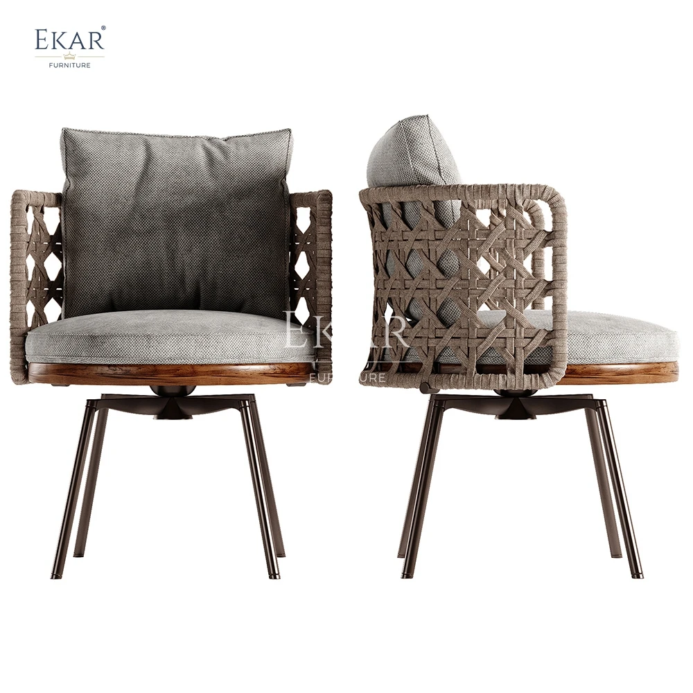 Modern woven craftsmanship outdoor dining chairs - outdoor dining chairs details