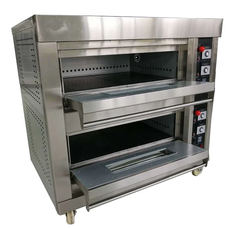 2 Deck 6 Trays Baking Oven Hot Air Bakery Oven Commercial Electric Oven for Bakery - Image 3