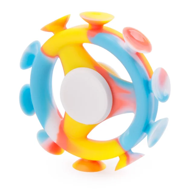 Silicone Kids Decompression Handheld Fidget Toys Suction Cup Fidget ...