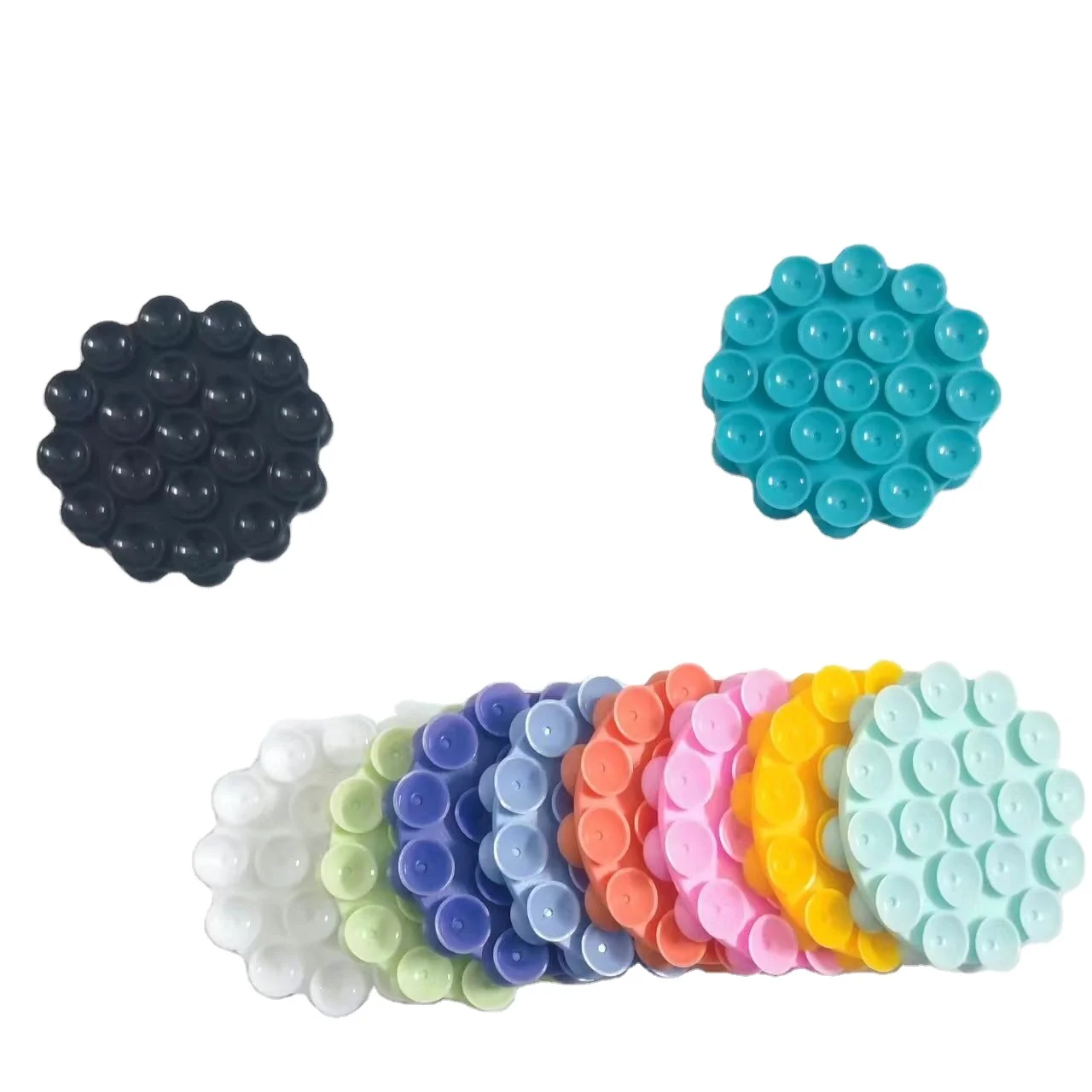 Holder thicken double-sided Silicone Suction Cup pads for mobile phones