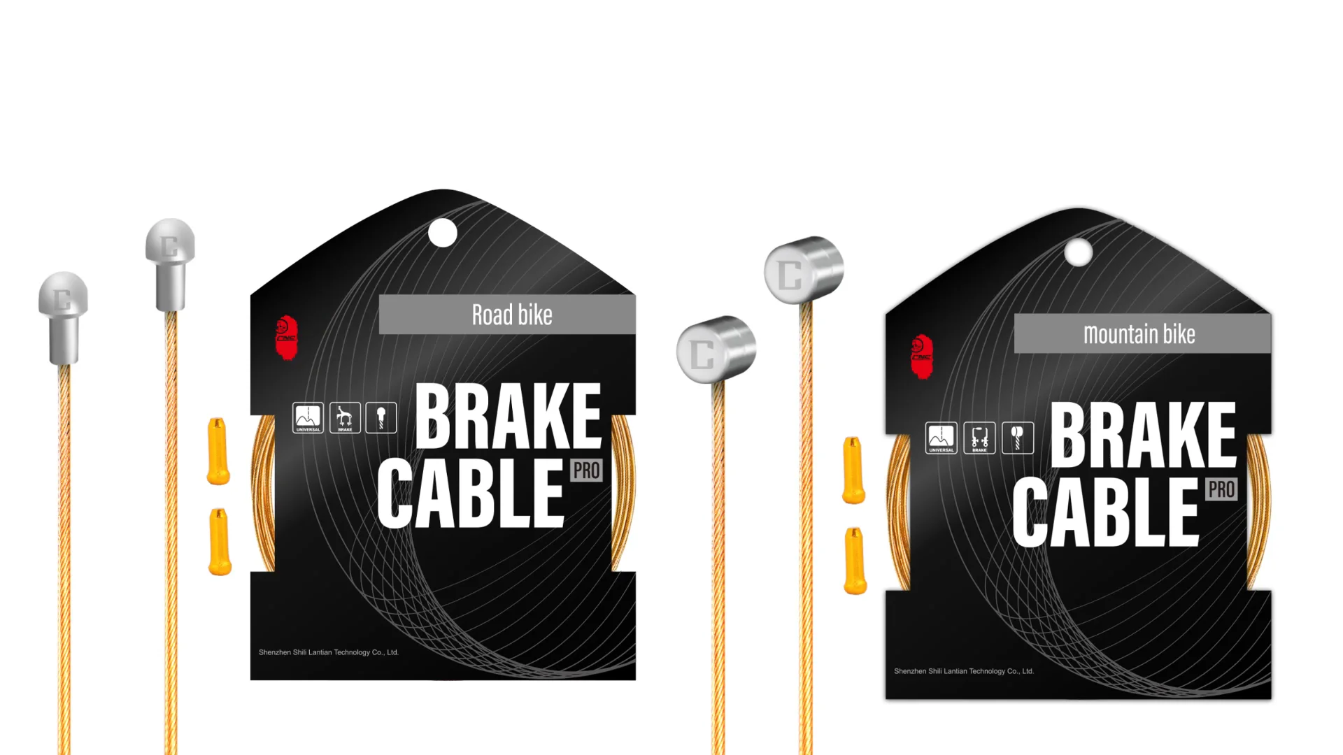 Pro Slick Polished Universal Bicycle Shifter Cable For Road,Mtn,And