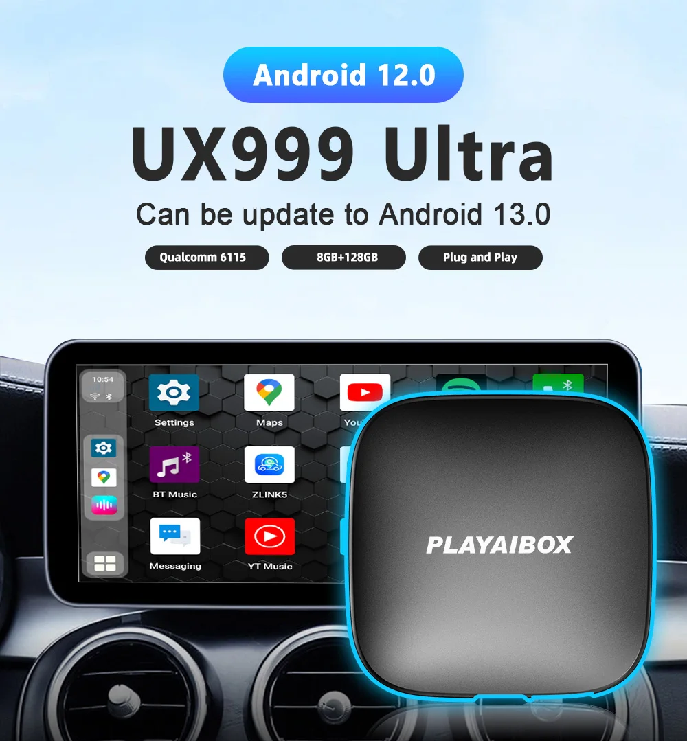 Carplay Ai Box Android Auto Netflix Youtube Wireless Car Play Dongle