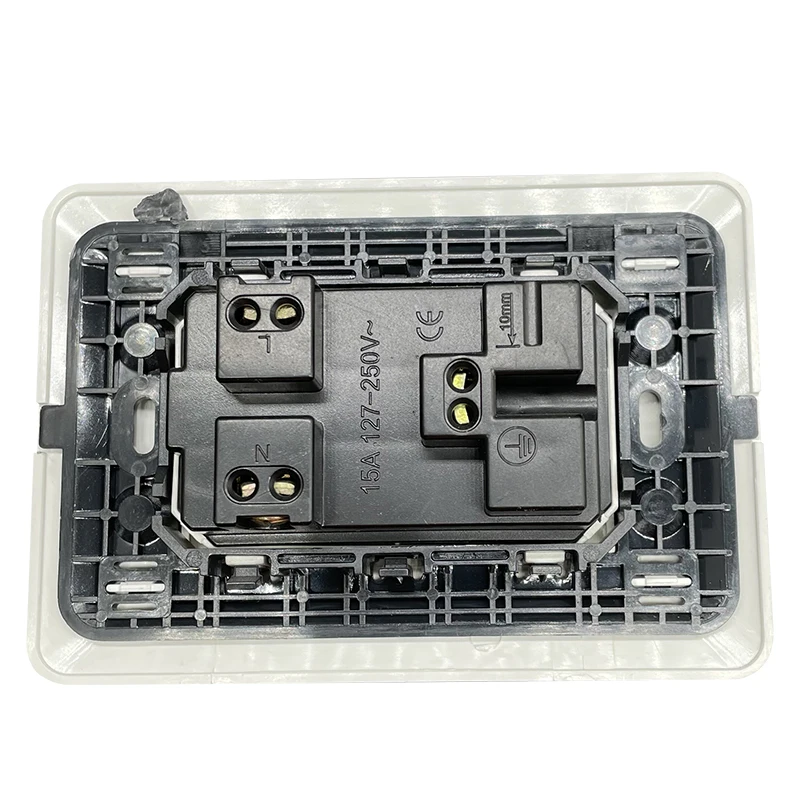 Dually Double Outlet US Standard Socket and Wall Light Switch Receptacle Electric Switches Home Sockets