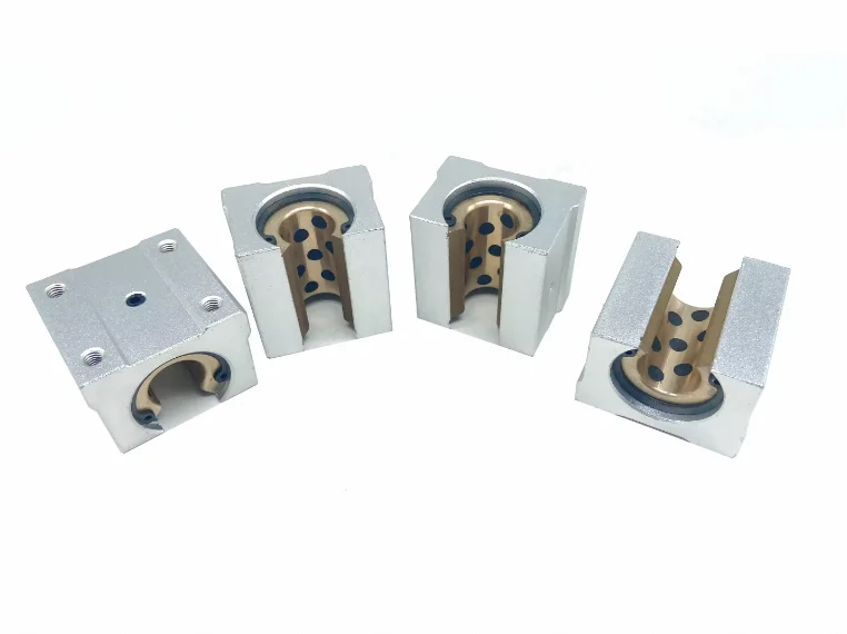 SBR Series Graphite Ball Bearings Linear Motion Shaft Rail Slide Block Transmission Slide Block Sleeve Bearing