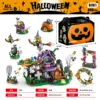 9091 Halloween six in one haunted house