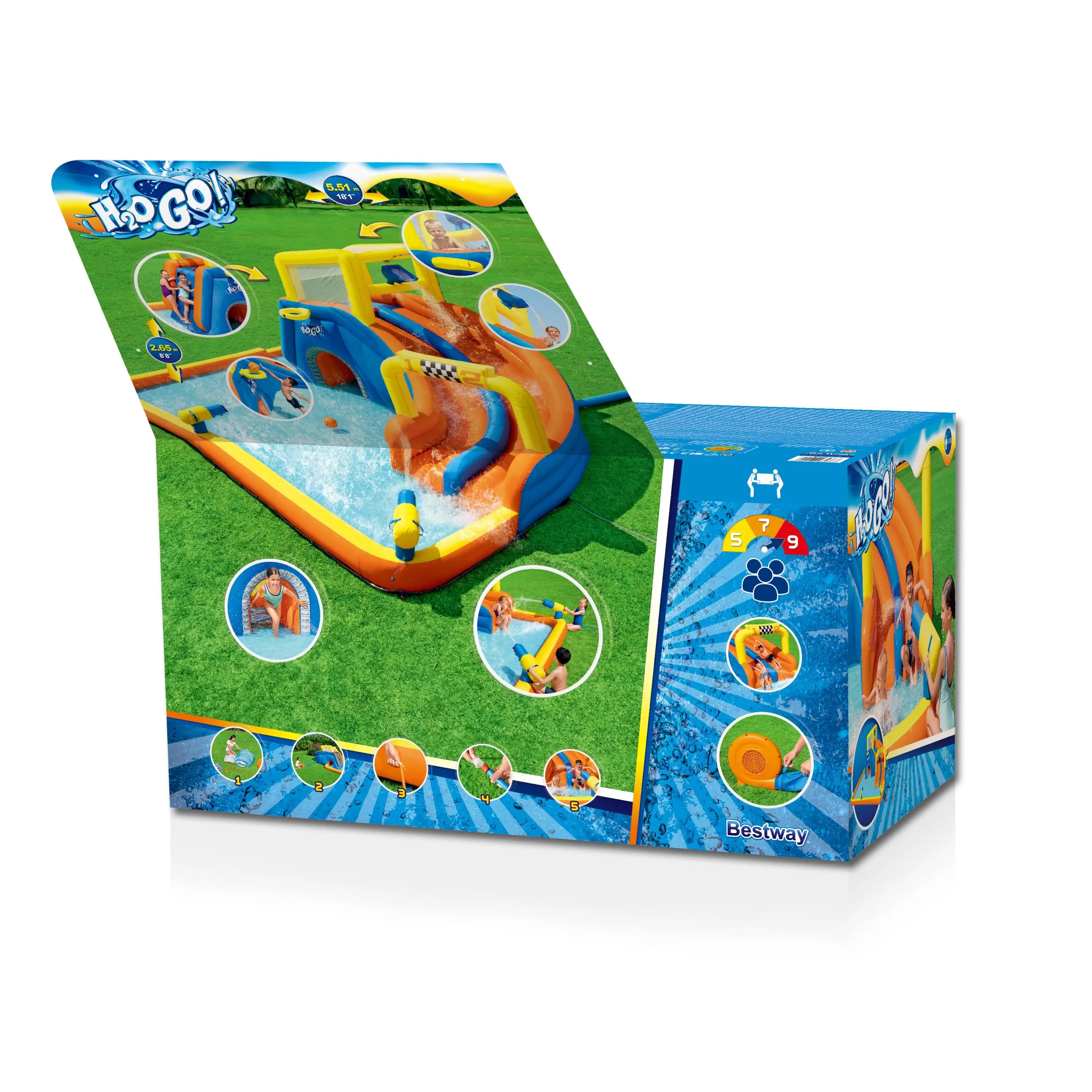 Cascade Cove H2ogo Walmart Bestway H2OGO! Turbo Splash Water Zone