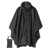 Stile con cerniera in PU a pois bianchi e neri