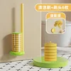 Green [1 handle, 1 base] Replacement heads (6 pieces) per pack
